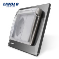 Livolo EU Standard Switzerland Power Socket with the Waterproof Cover AC 110~250V VL-C7-C1CHWF-15